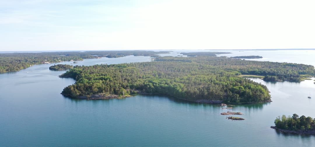Bild av Stort och underbart strandområde på holmen Gripö i Degerby, Föglö.