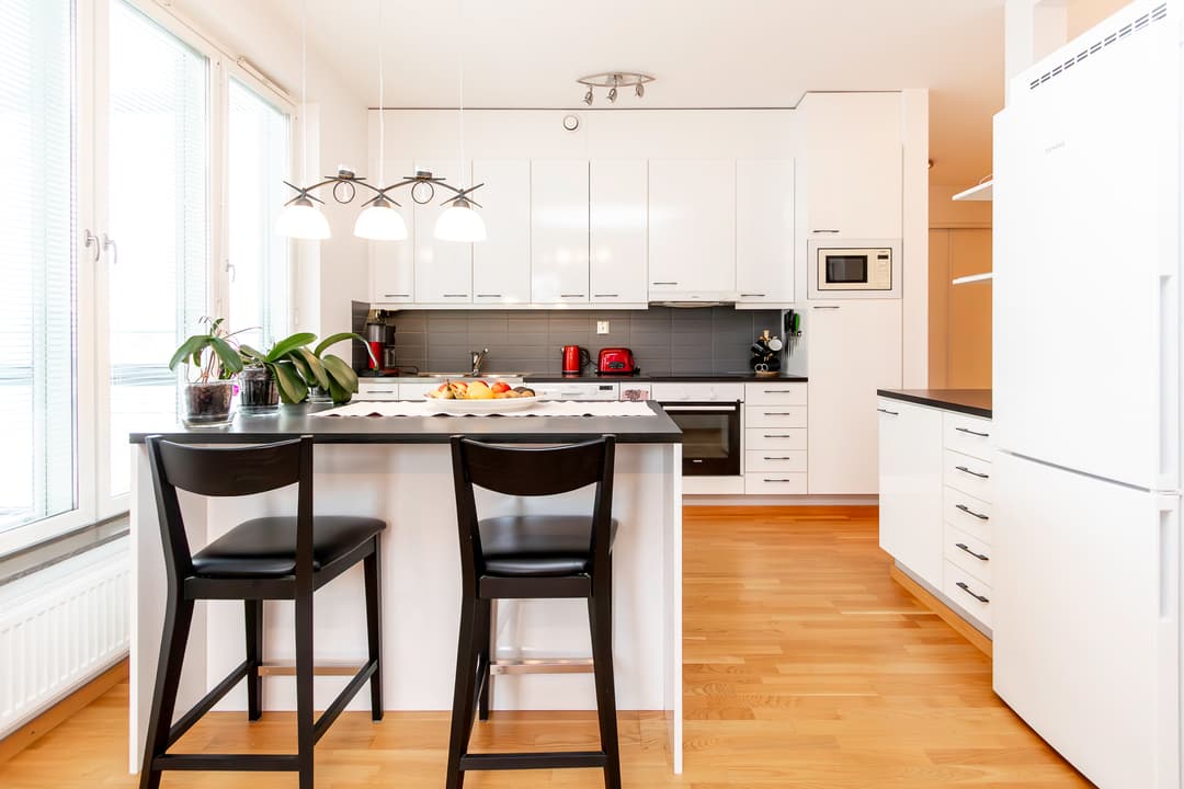 Bild av Stilren trea på Solberget med inglasad balkong