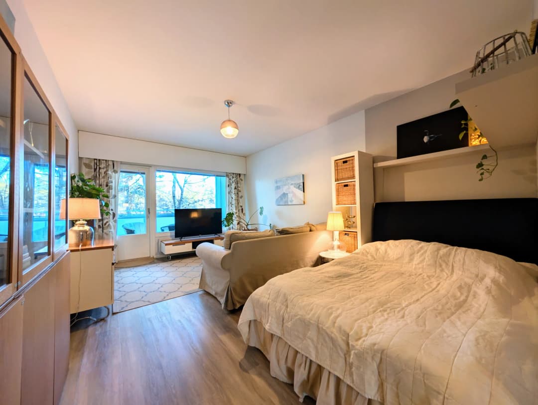 Bild av Fräsch tvåa med västerbalkong